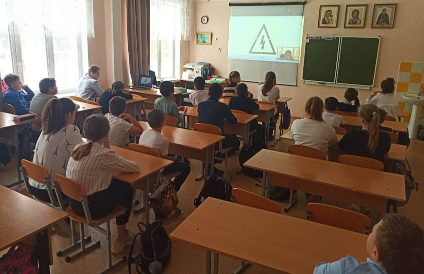 Истринские школьники приняли участие в онлайн-уроке по электробезопасности 
