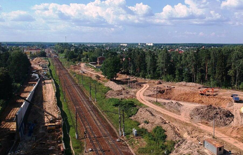 В Дедовске приступили к бетонированию опор путепровода
