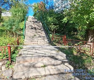 Лестница на Центральной в Кострово получит новую жизнь