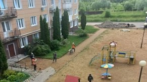 Тротуар в Восточном: асфальт вместо плитки