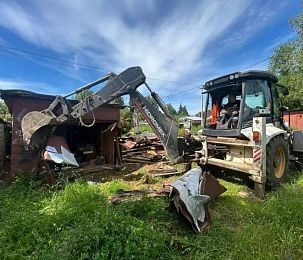 Шесть незаконных объектов снесли за два летних месяца