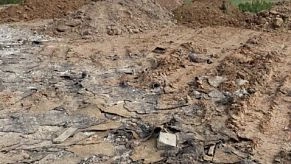 В Обушково обнаружили свалку возле охранной зоны газопровода