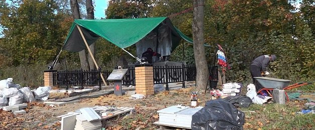 Памятник погибшим воинам вблизи Кострово – обновится