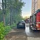 Частный дом сгорел на улице Народного ополчения