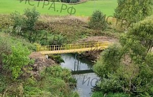 Временный маршрут для пешеходов организовали вблизи Первомайского
