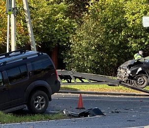 Утро в Снегирях началось с ДТП