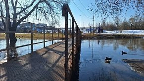 В Подмосковье начался сход снежного покрова: под Истрой осталось 7 см снега 