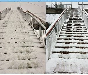 Экстремальный спуск: лестница на станции Манихино похожа на декорации к фильму ужасов