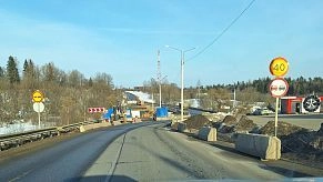 В районе Мансурово в очередной раз начали капремонт моста через Молодильню