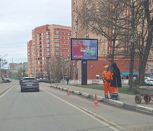 Коммунальные службы Истры отчитались о масштабной уборке территорий