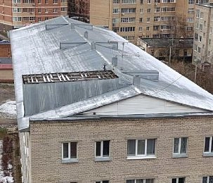 В Истре у студентов снесло крышу