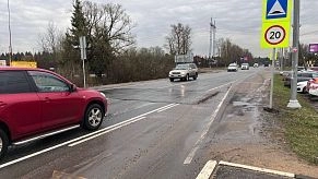 В Крючково появились дорожные неровности