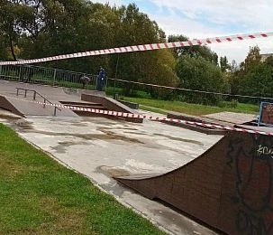 Ремонт скейт-парка на набережной в Истре отложен до февраля 2027 года