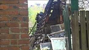 Последствия пожара на улице Народного Ополчения