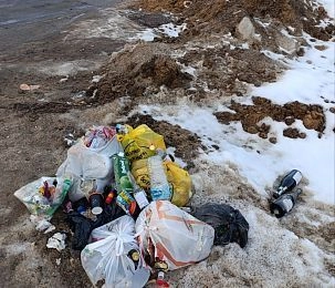 Жители Снегирей жалуются на мусорные пейзажи