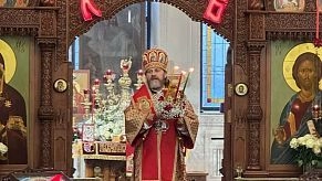 Архиепископ Фома совершил Божественную литургию в храме села Дарна