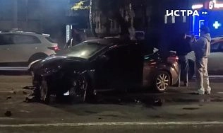 Накануне вечером в Истре произошло массовое ДТП на Волоколамском шоссе