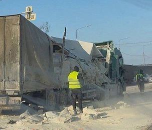 На ЦКАДе под Истрой серьёзная пробка после ДТП