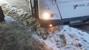 Автобусы не могут подъехать к перрону на станции Истра