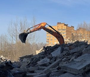 В Рождествено завершён снос заброшки