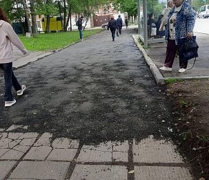 В Истре общественные территории ремонтируют особыми «штрихами»