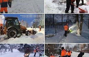 Коммунальные и дорожные службы округа переведены на усиленный режим работы