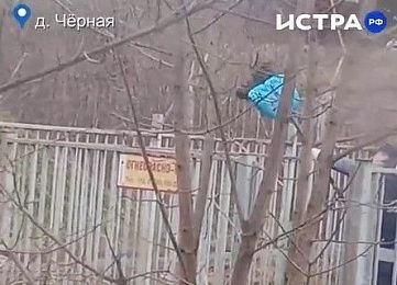 Мусор через забор: сотрудники «Мособлгаза» проявили изобретательность на субботнике