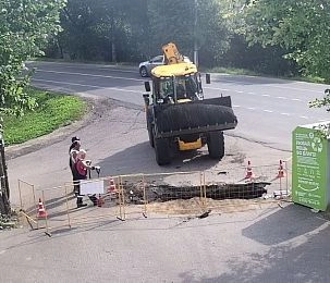 В Вельяминово прошла операция по ликвидации бесцельно вырытой ямы 