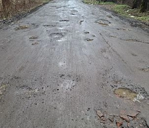 Жители Рождествено просят отремонтировать Центральную улицу