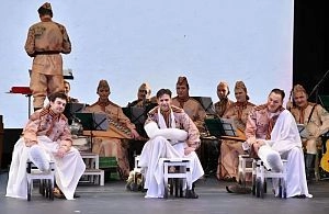 Театрализованное представление «Василий Тёркин» в Дедовске