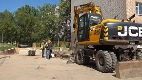 На улице Босова проходит масштабная реконструкция теплосетей