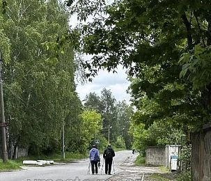 От ДК «Рождествено» до Прогимназии «Снегири» пешеходы идут с риском для жизни