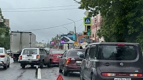Массовое ДТП парализовало движение в центре Истры