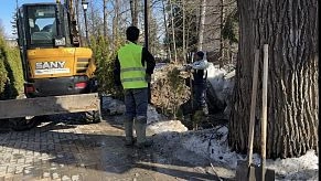Раскопки в парке «Фабричный» обещают завершить к середине апреля