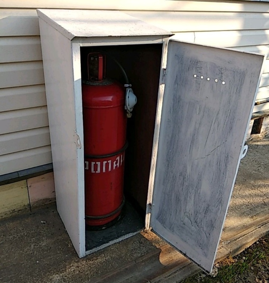 шкаф для газового баллона на 12 литров