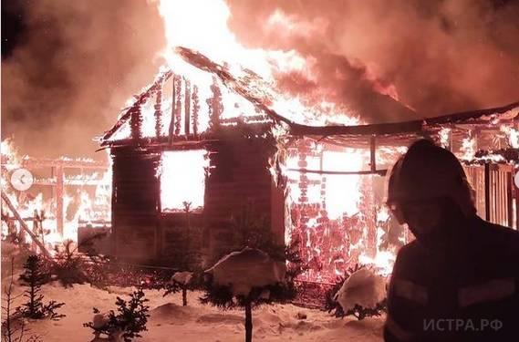 Одиннадцать пожаров произошло в Истринском округе за шесть дней января