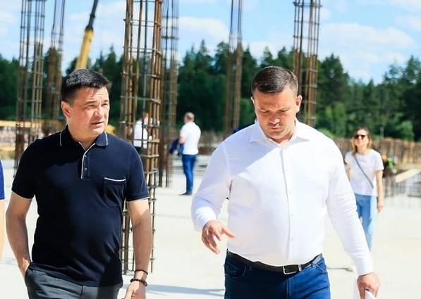 Губернатор посетил стройплощадку в Павловской Слободе